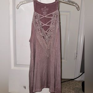 American Eagle Outfitters Mauve-colored Tank Top